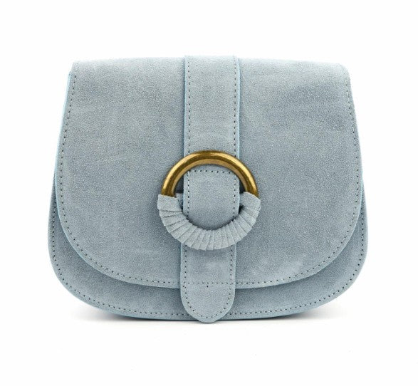 Damen Wildleder Tasche Crossbody Schultertasche Clutch Echtleder mit Farbwahl