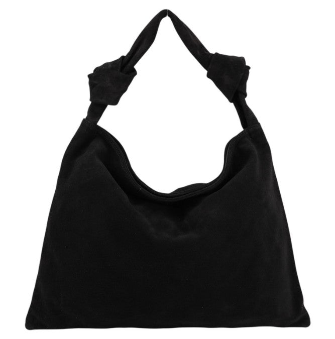 Damen Wildleder Schultertasche XXL – Hobo Bag Echtleder