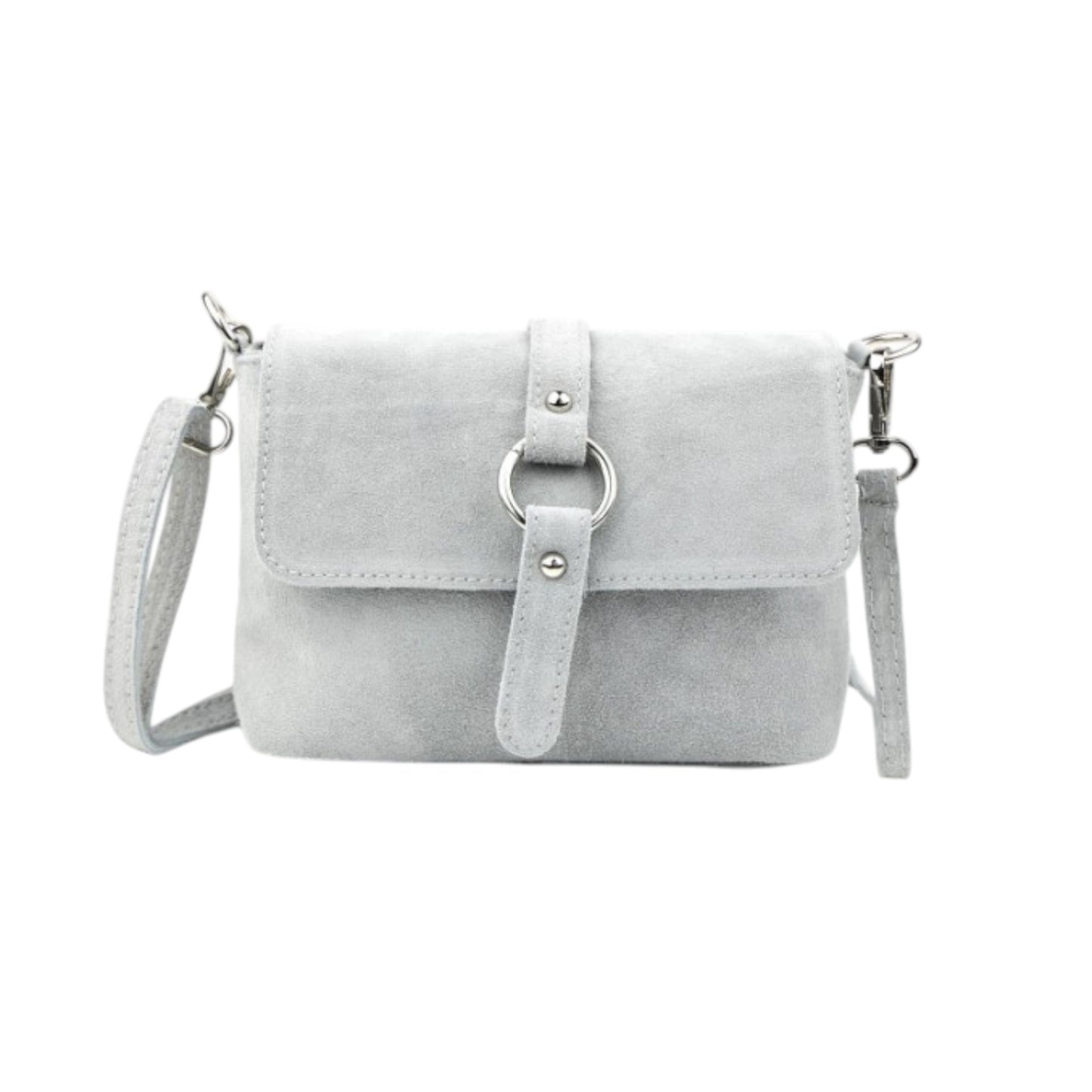 Damen Wildleder Umhängetasche – Kleine Crossbody Tasche Echtleder