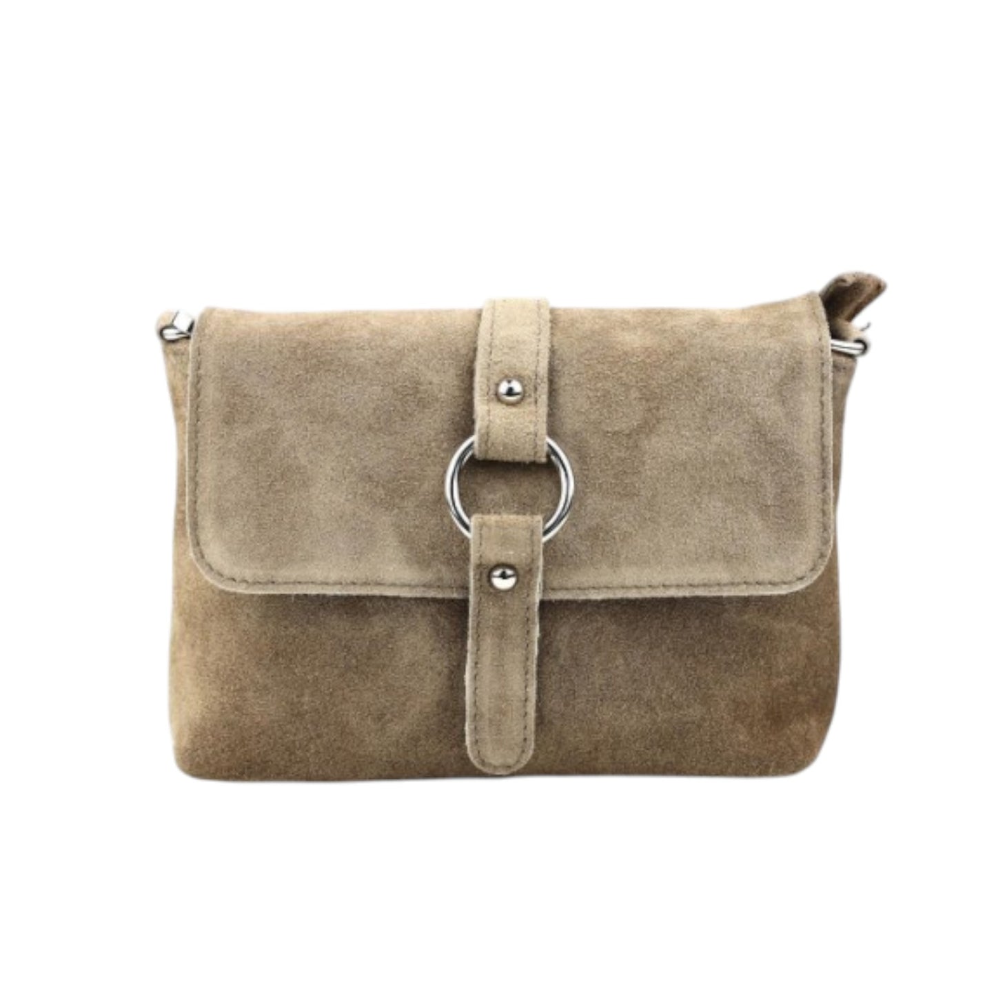 Damen Wildleder Umhängetasche – Kleine Crossbody Tasche Echtleder
