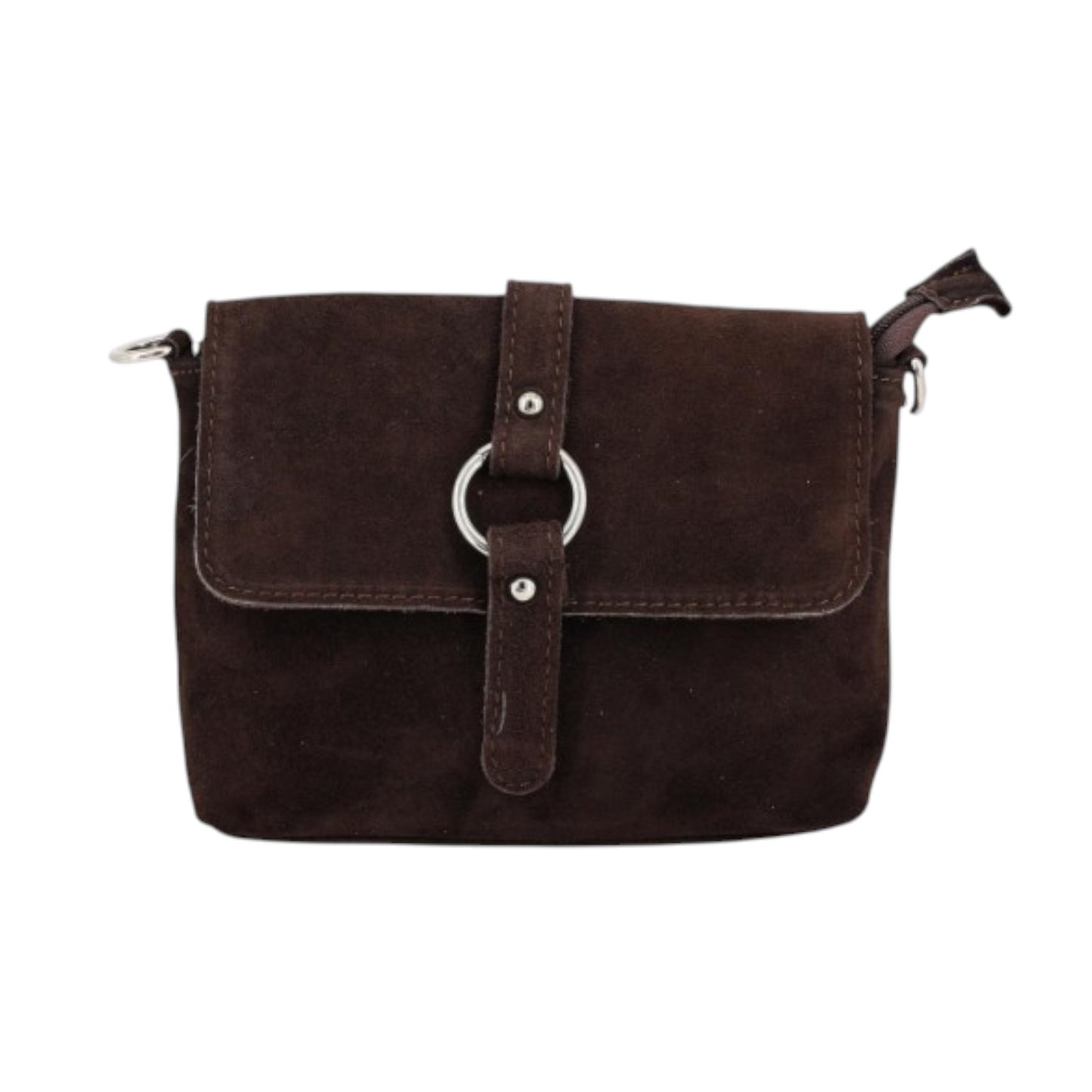 Damen Wildleder Umhängetasche – Kleine Crossbody Tasche Echtleder