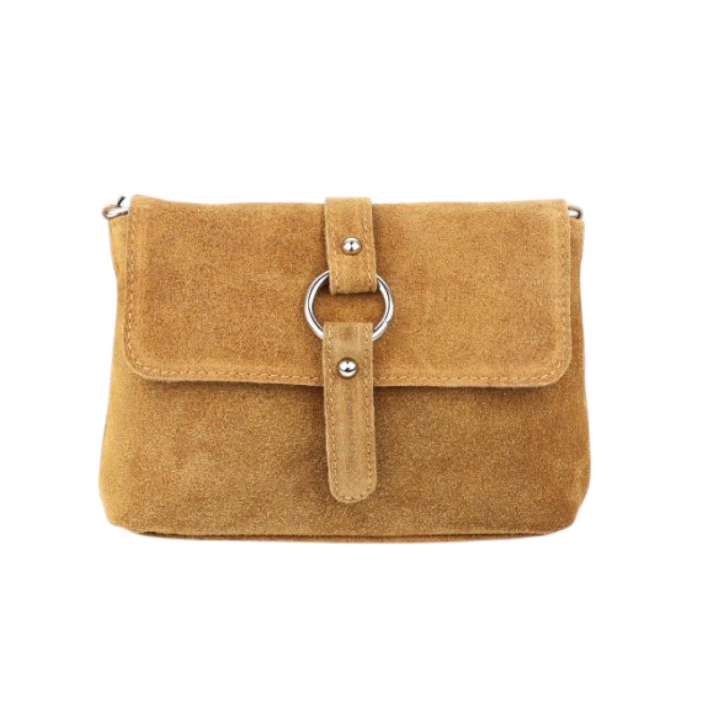 Damen Wildleder Umhängetasche – Kleine Crossbody Tasche Echtleder