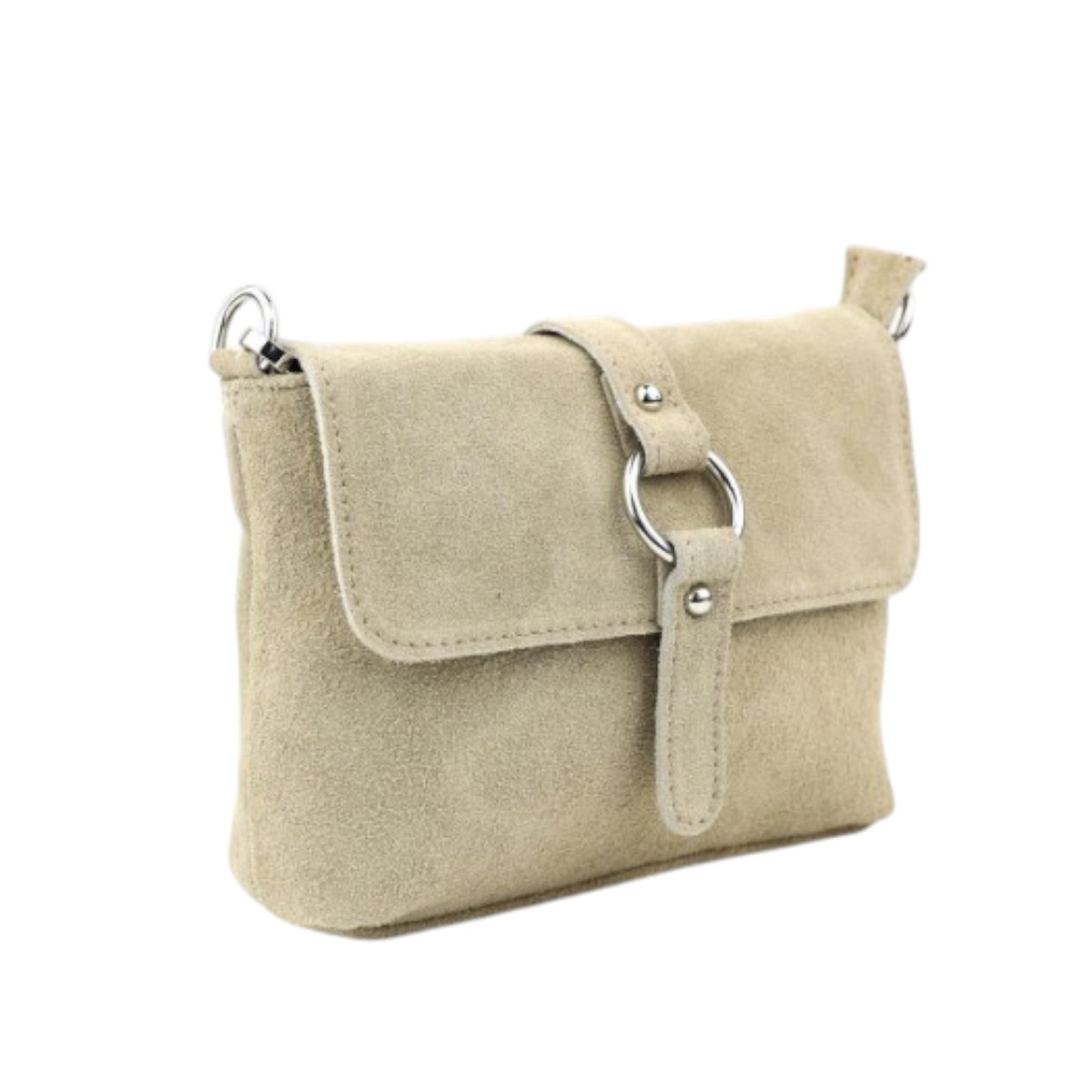 Damen Wildleder Umhängetasche – Kleine Crossbody Tasche Echtleder