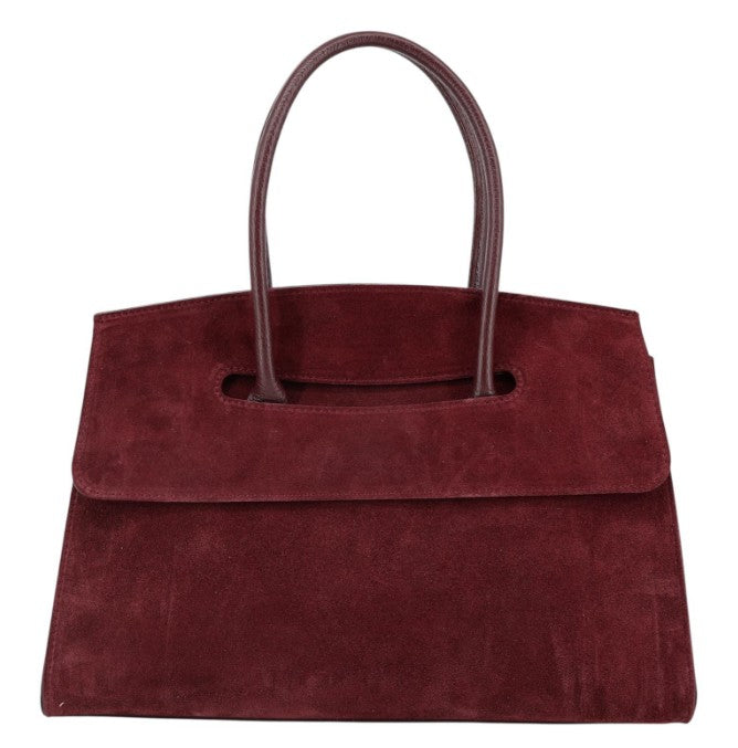 Damen Wildleder Handtasche – Schultertasche Shopper XL
