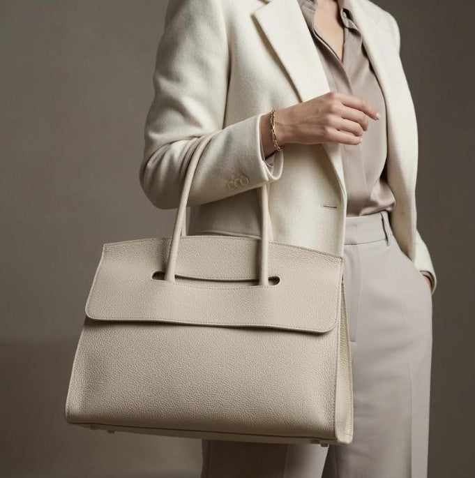 Damen Echtleder Handtasche – Schultertasche Shopper Elegant