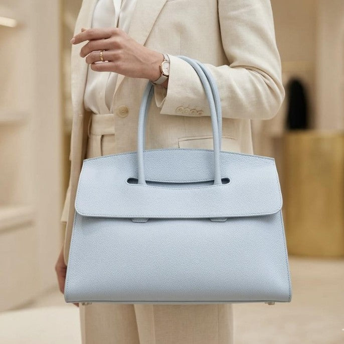 Damen Echtleder Handtasche – Schultertasche Shopper Elegant
