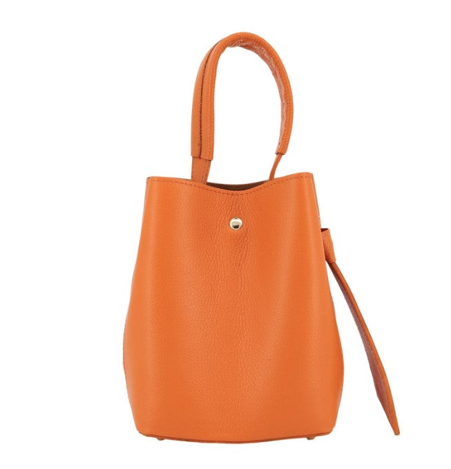 Damen Leder Beuteltasche – Bucket Bag Mini & Crossbody Echtleder
