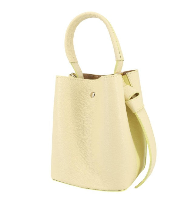 Damen Leder Beuteltasche – Bucket Bag Mini & Crossbody Echtleder