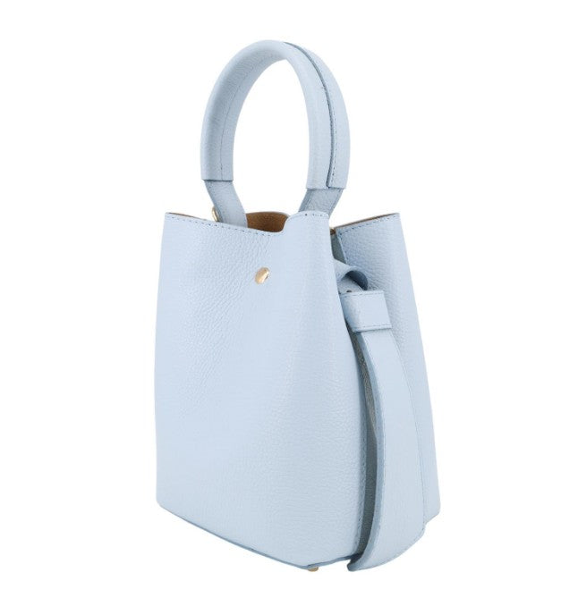 Damen Leder Beuteltasche – Bucket Bag Mini & Crossbody Echtleder