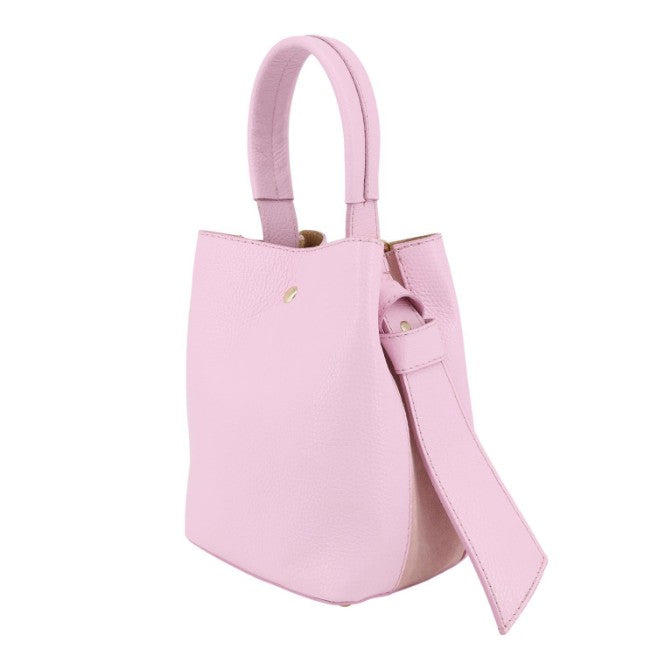 Damen Leder Beuteltasche – Bucket Bag Mini & Crossbody Echtleder