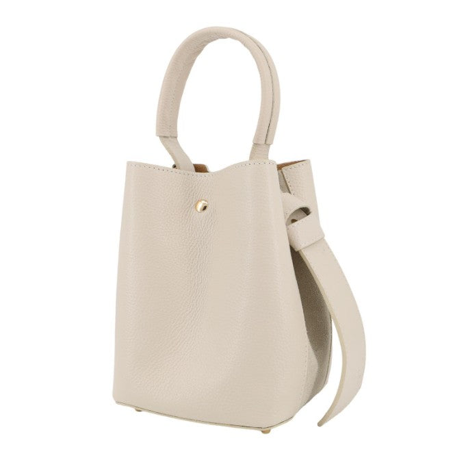 Damen Leder Beuteltasche – Bucket Bag Mini & Crossbody Echtleder