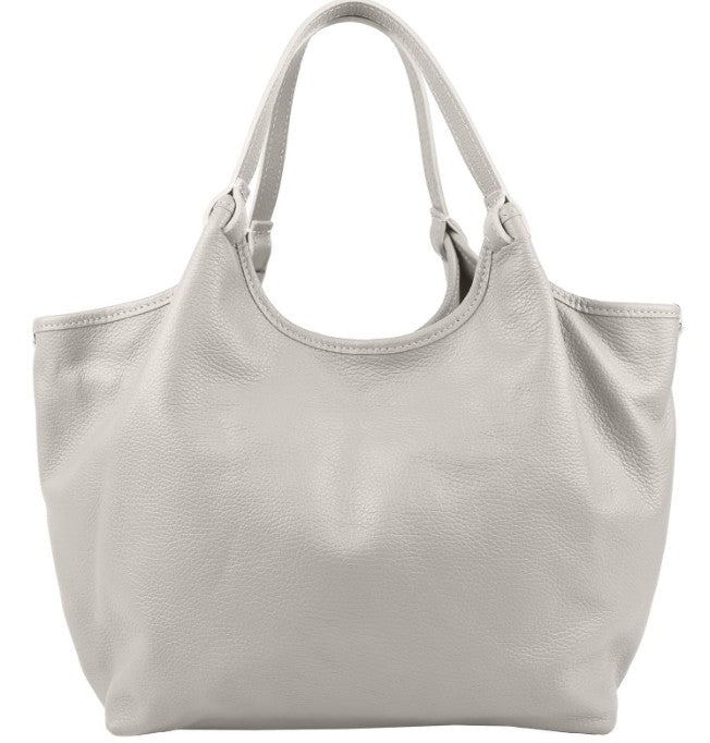 Damen Leder Handtasche – Medium Shopper & Schultertasche Echtleder