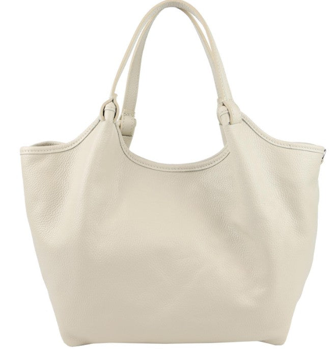 Damen Leder Handtasche – Medium Shopper & Schultertasche Echtleder