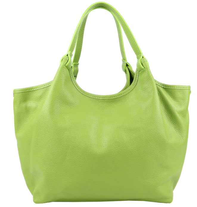 Damen Leder Handtasche – Medium Shopper & Schultertasche Echtleder