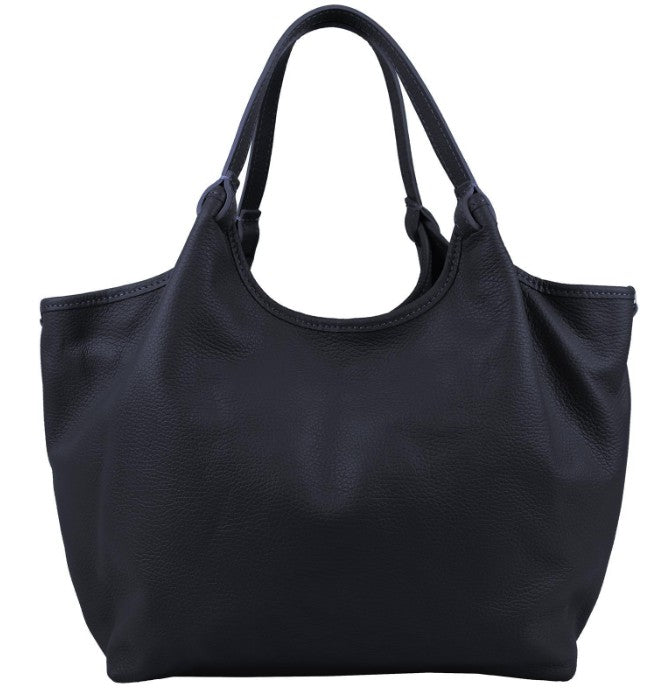Damen Leder Handtasche – Medium Shopper & Schultertasche Echtleder