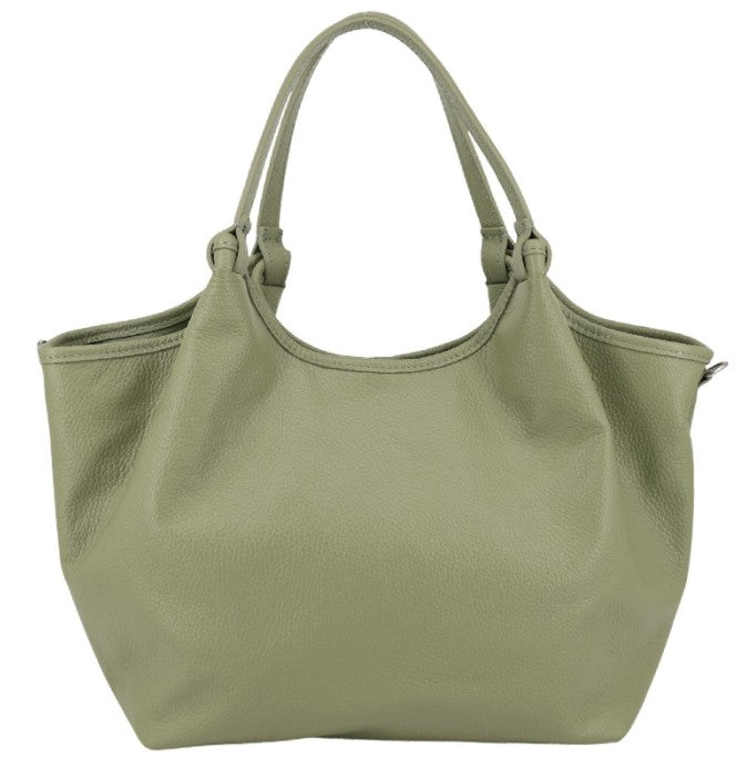 Damen Leder Handtasche – Medium Shopper & Schultertasche Echtleder