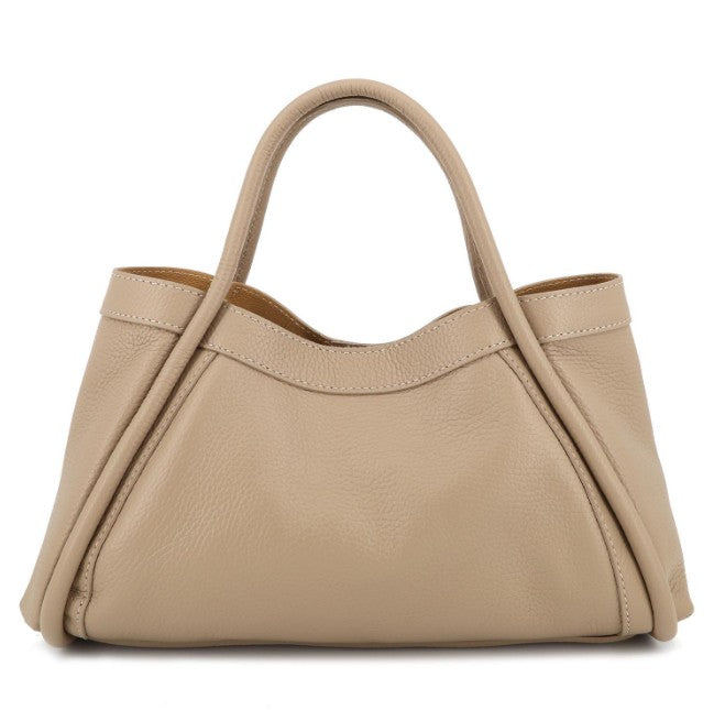 Damen Leder Tasche 2in1 Echtleder Handtasche Vintage Organizer