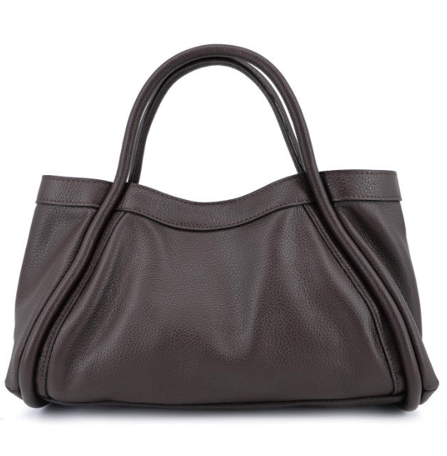 Damen Leder Tasche 2in1 Echtleder Handtasche Vintage Organizer