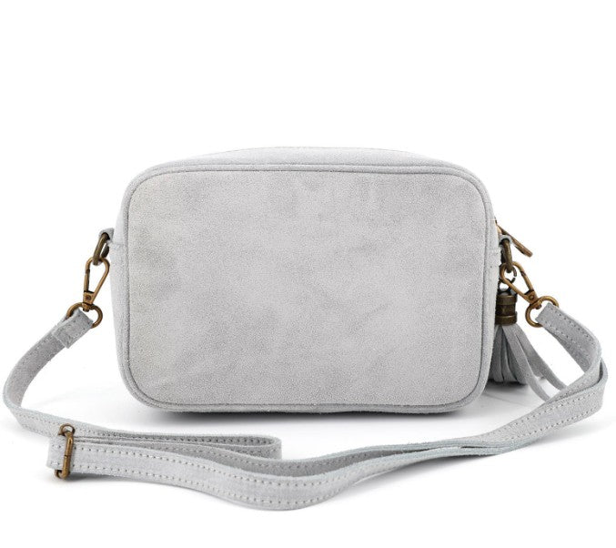 Damen Wildleder Umhängetasche Klein Vintage Crossbody Tasche
