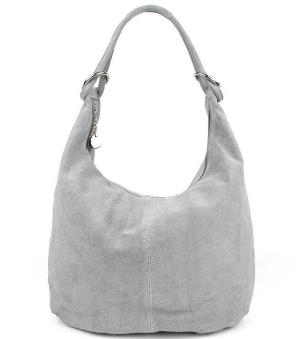 Damen Wildleder Shopper Tasche Groß Schultertasche Hobo Bag Echtleder