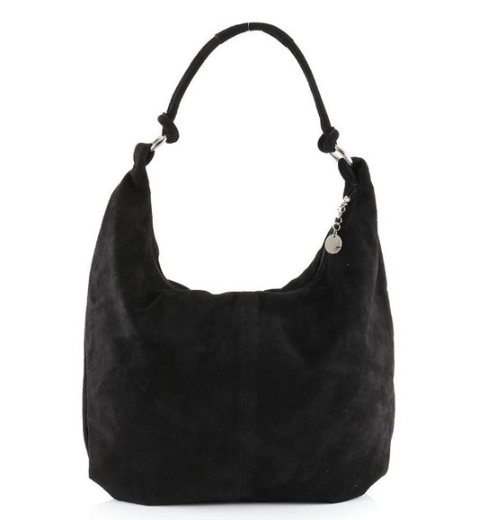 Damen Wildleder Shopper Tasche Groß Schultertasche Hobo Bag Echtleder