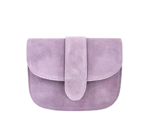 Damen Wildleder Umhängetasche Rund – Crossbody Tasche mit Farbwahl