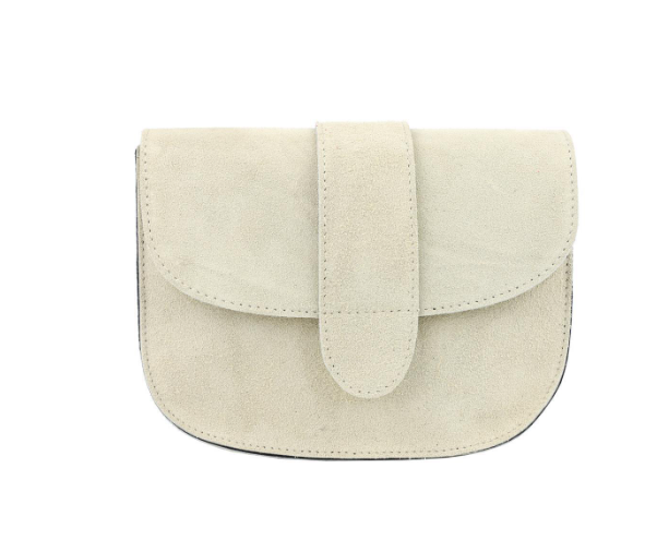Damen Wildleder Umhängetasche Rund – Crossbody Tasche mit Farbwahl
