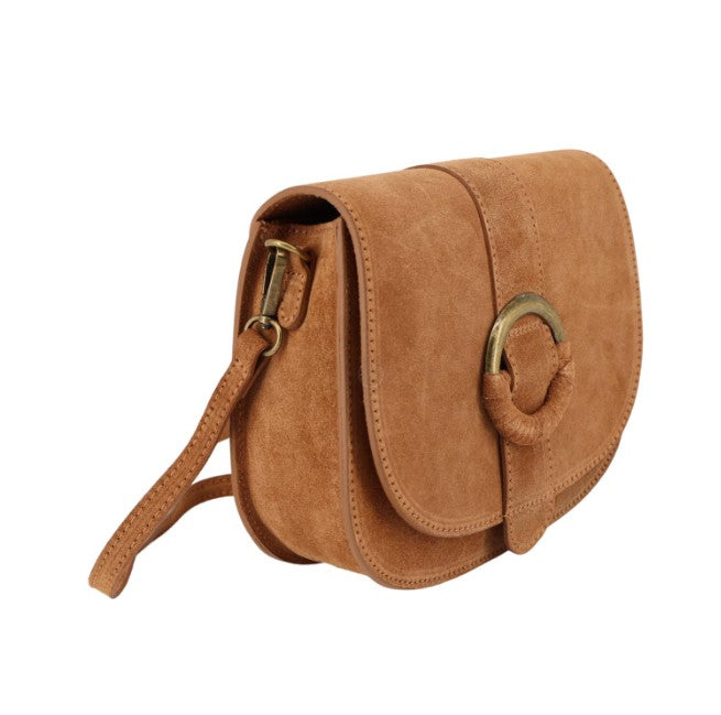 Damen Wildleder Tasche Crossbody Schultertasche Clutch Echtleder mit Farbwahl
