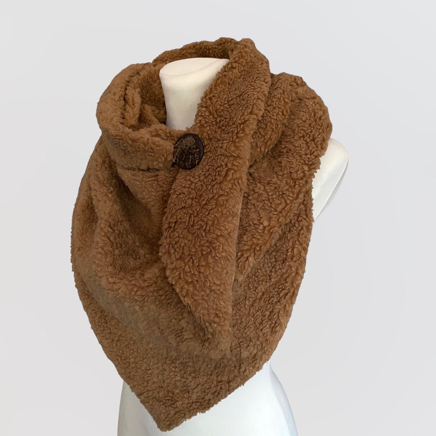 Teddy Schal, Damen Schal, Dreieckstuch, Wickelschal, Schal für Frauen, Plüsch Schal, Teddyfell Schal, Winterschal, Schal aus Wolle,Wollschal