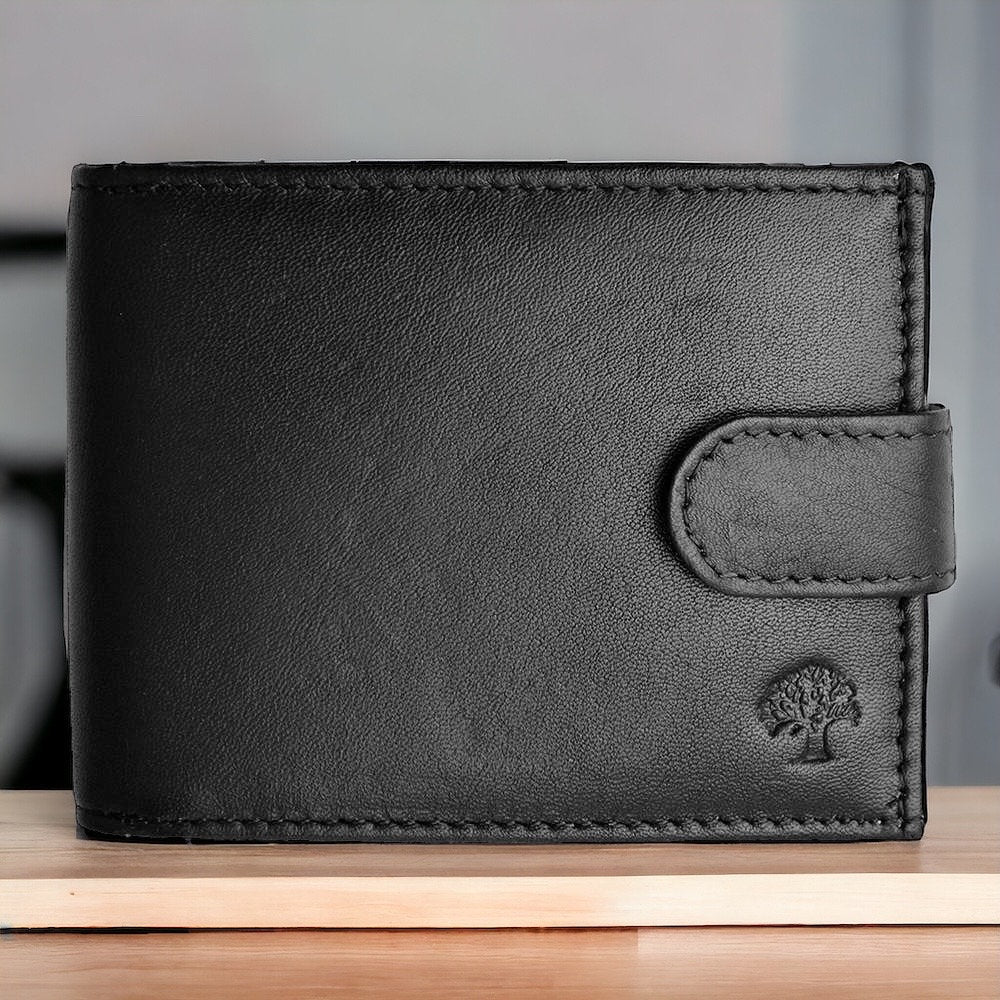 Leder Geldbörse | Portemonnaie | RFID-Schutz | Brieftasche | Modell 1