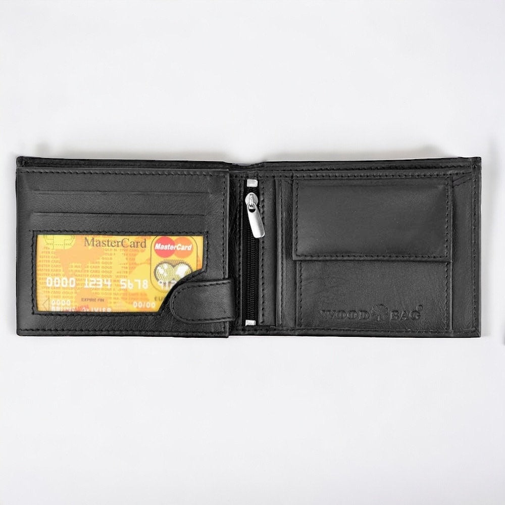 Leder Geldbörse | Portemonnaie | RFID-Schutz | Brieftasche | Modell 3