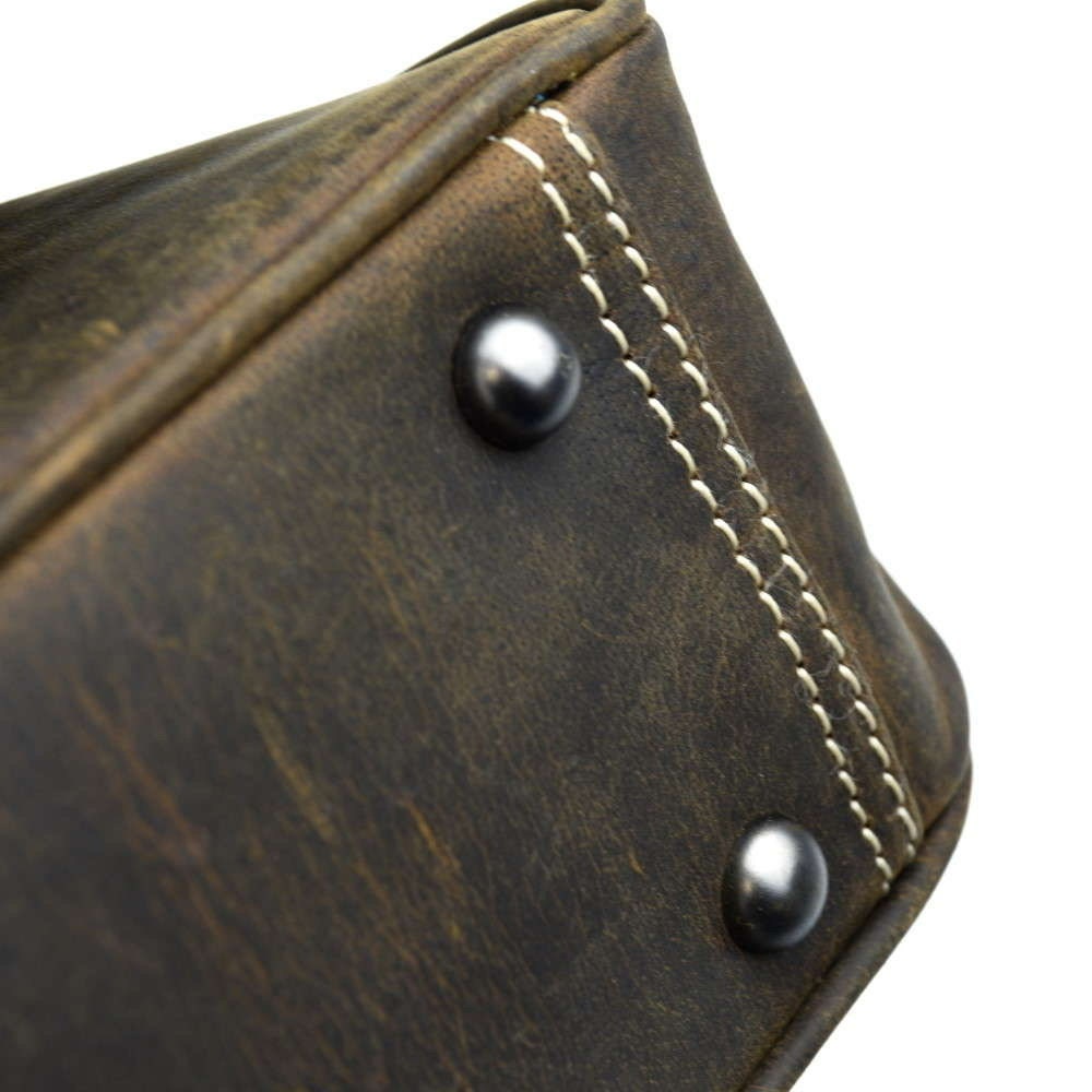 Umhängetasche Leder | Schultertasche | Ledertasche Vintage Braun