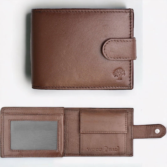Leder Geldbörse | Portemonnaie | RFID-Schutz | Brieftasche | Modell 1