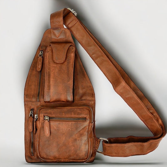 Brusttasche Leder | Premium Bodybag | Umhängetasche | Crossbody Bag