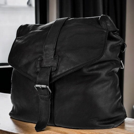 Rucksack aus Waschleder | Reisetasche | Bucket Bag | Beuteltasche