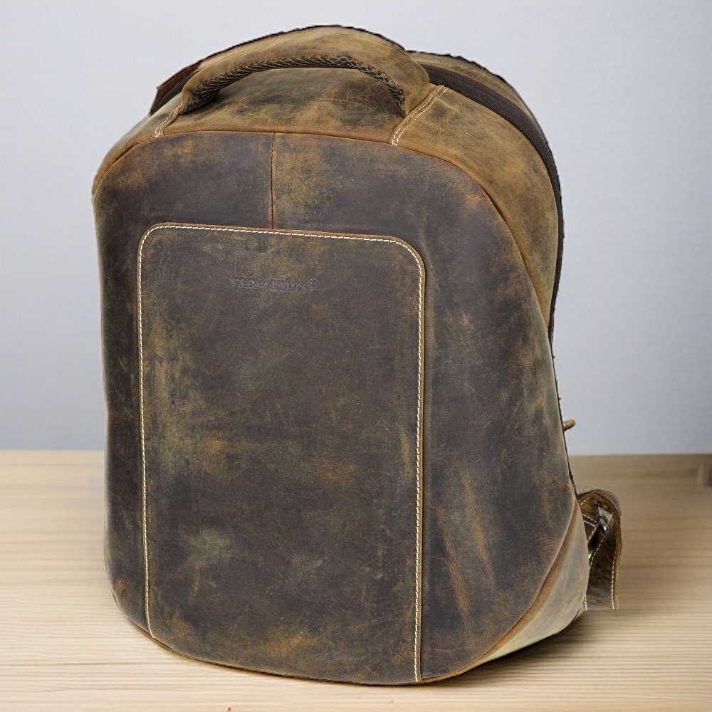 Vintage Leder Rucksack | Hunterleder | Laptoptasche| Wanderrucksack | Reisetasche | Hipster Rucksack