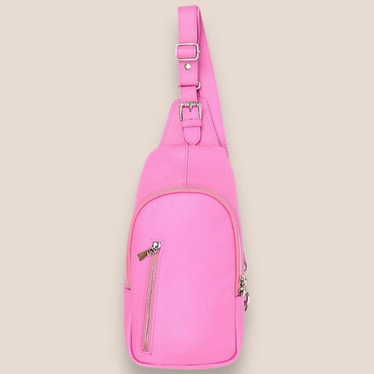 Rucksack Leder | Rucksack zum Umhängen | Ledertasche | Schultertasche | Umhängetasche | Brusttasche Leder | Bodybag | Crossbag modern