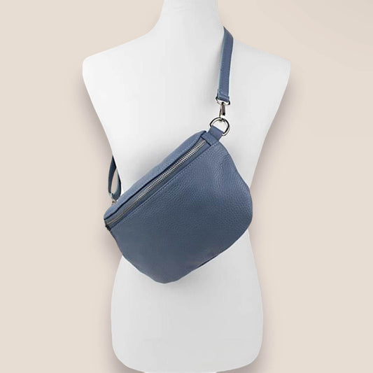 Leder Crossbody Bag, Crossbag Leder, Bauchtasche groß, Leder Umhängetasche, Cross Body bag, Ledertasche, Leder Bauchtasche, Gürteltaschen, M