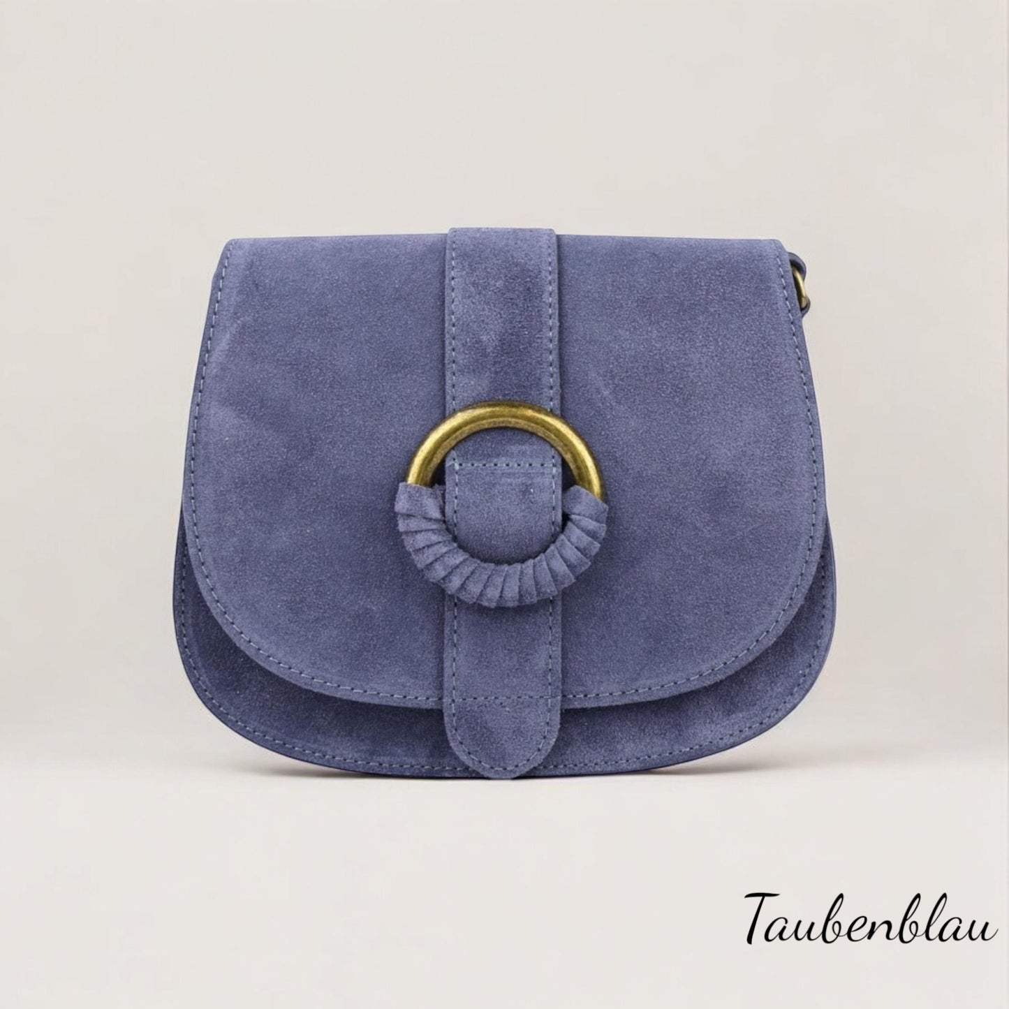 Wildleder Umhängetasche, Crossbody Bag Damen, Crossbag Veloursleder, Schultertasche Wildleder, kleine Tasche, Ledertasche - Farbauswahl