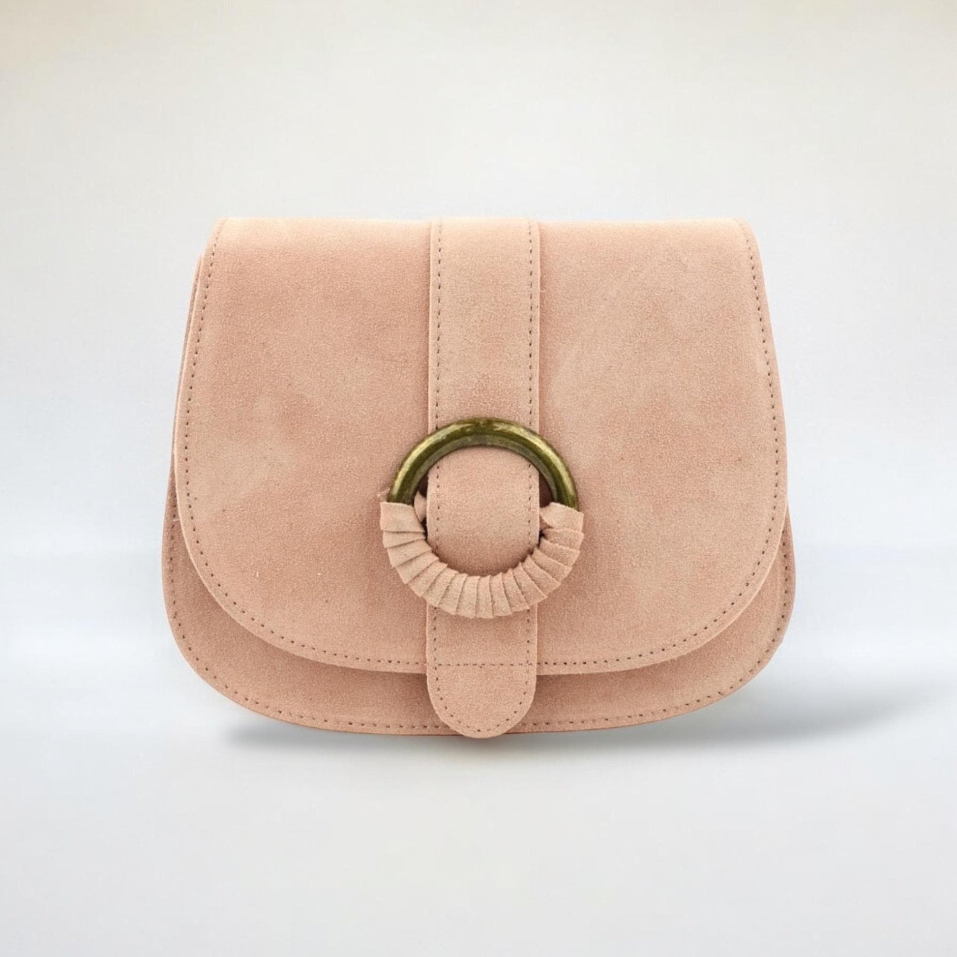 Wildleder Umhängetasche, Crossbody Bag Damen, Crossbag Veloursleder, Schultertasche Wildleder, kleine Tasche, Ledertasche - Farbauswahl