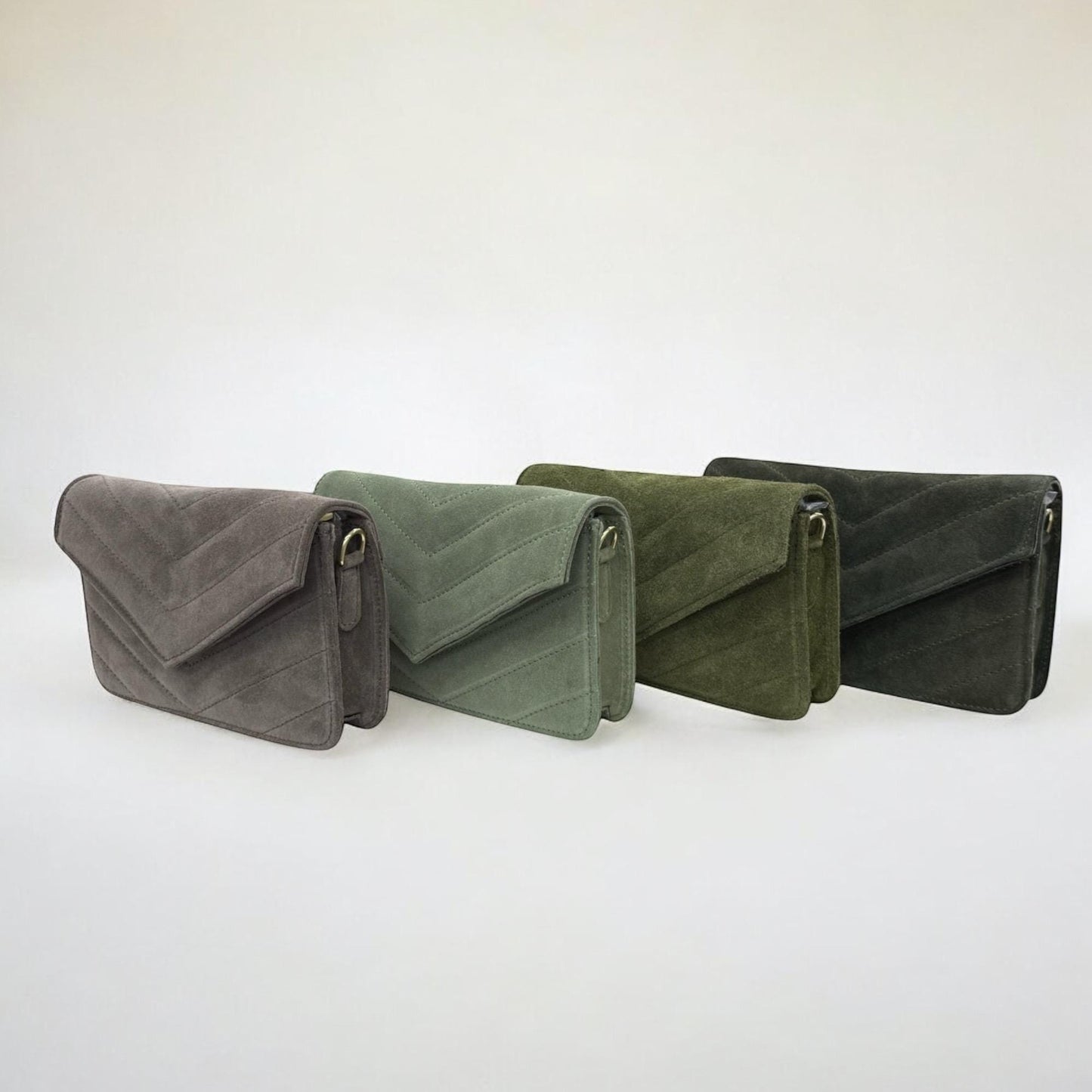 Wildleder Clutch, Ledertasche, Crossbody Bag Damen, Crossbag Veloursleder, Schultertasche, Crossbag, Wildledertasche, Wildleder Tasche, Pink