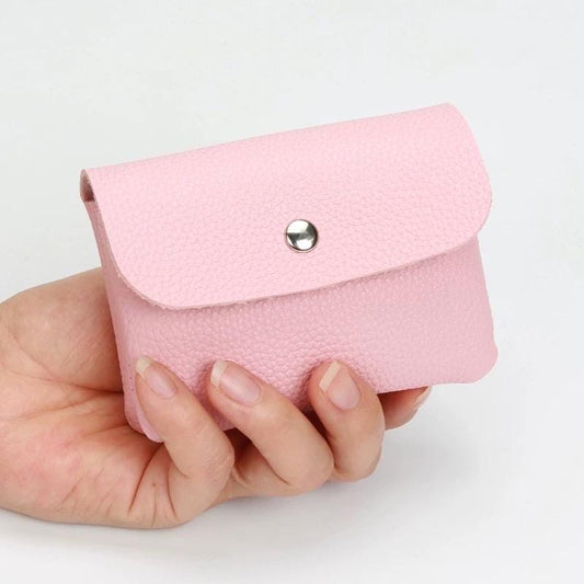 Geldbörse für Frauen, Leder Geldbeutel, Brieftasche, Münzbeutel, Portemonnaie mit Münzfach, handgemacht, Mini Geldbörse, kleine Brieftasche