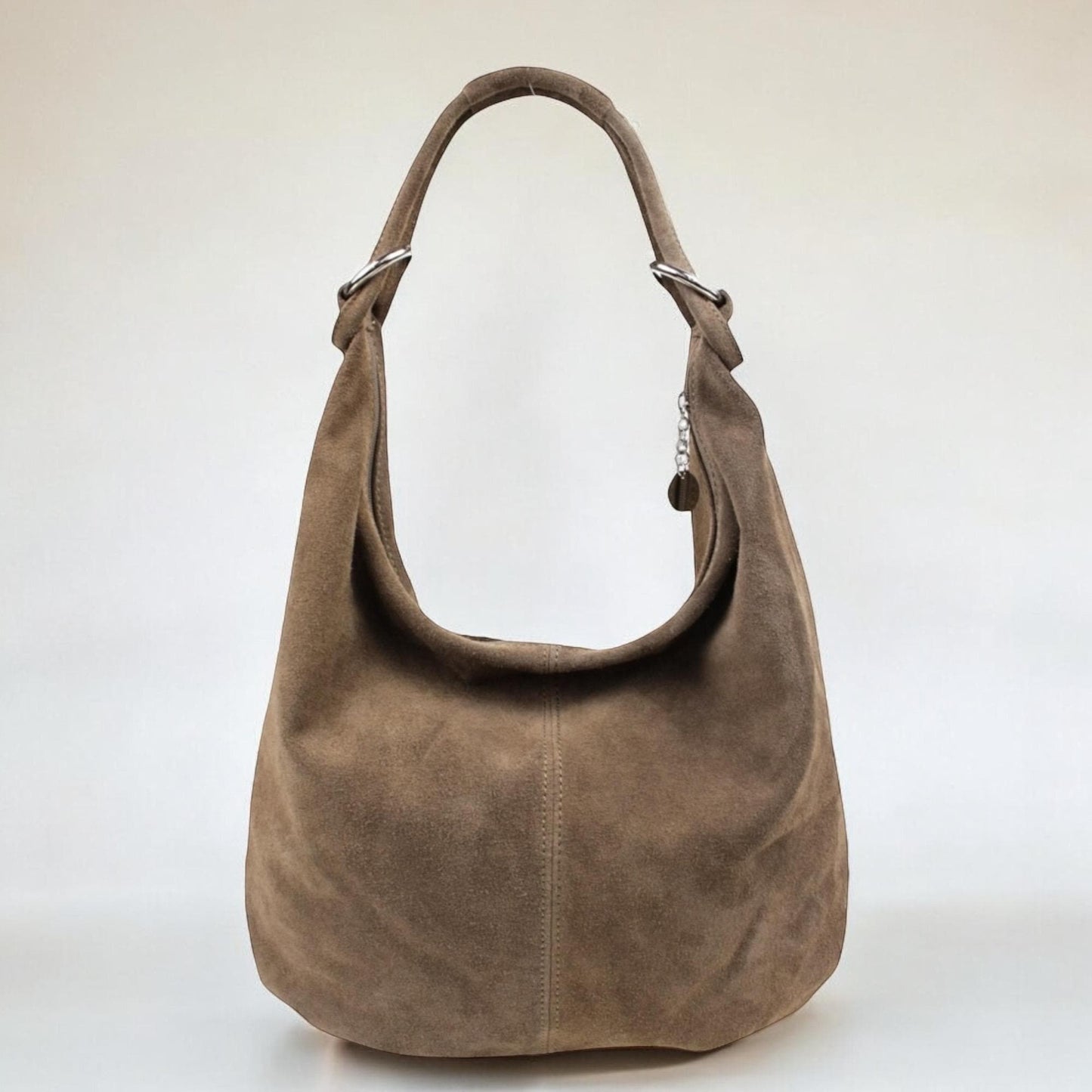 Damen Wildleder Shopper Tasche Groß Schultertasche Hobo Bag Echtleder