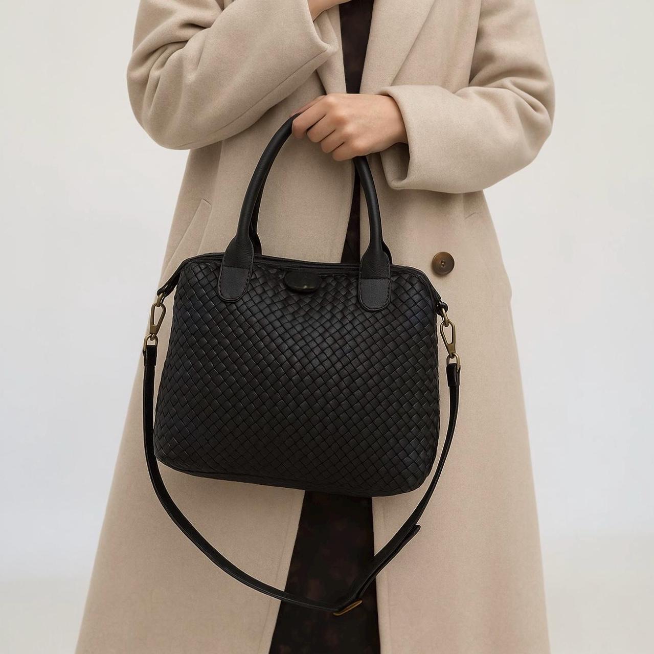 Handtasche Leder, Crossbody Bag, Umhängetasche, Handtasche damen, Ledertasche, Tote Bag, Schultertasche, Hobotasche, geflochtenes Leder