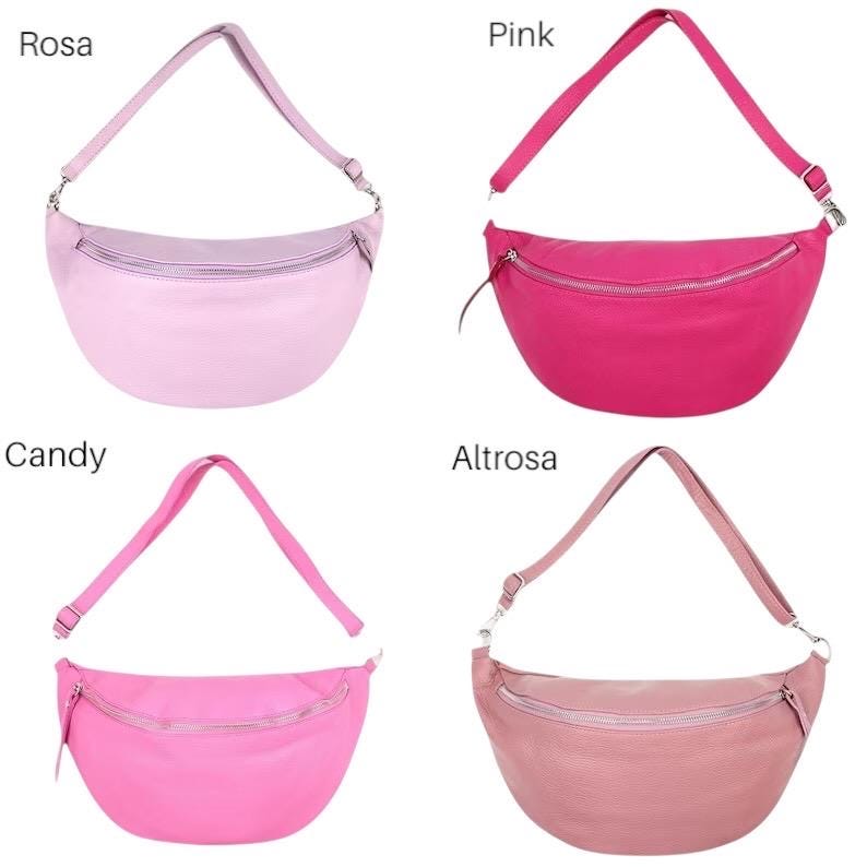Crossbody Bag, Crossbag, Ledertasche Damen, Damen Umhängetasche, Gürteltasche, XL Bauchtasche Leder, Cross Body bag, Farbauswahl