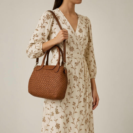 Handtasche Leder, Crossbody Bag, Umhängetasche, Handtasche damen, Ledertasche, Tote Bag, Schultertasche, Hobotasche, geflochtenes Leder