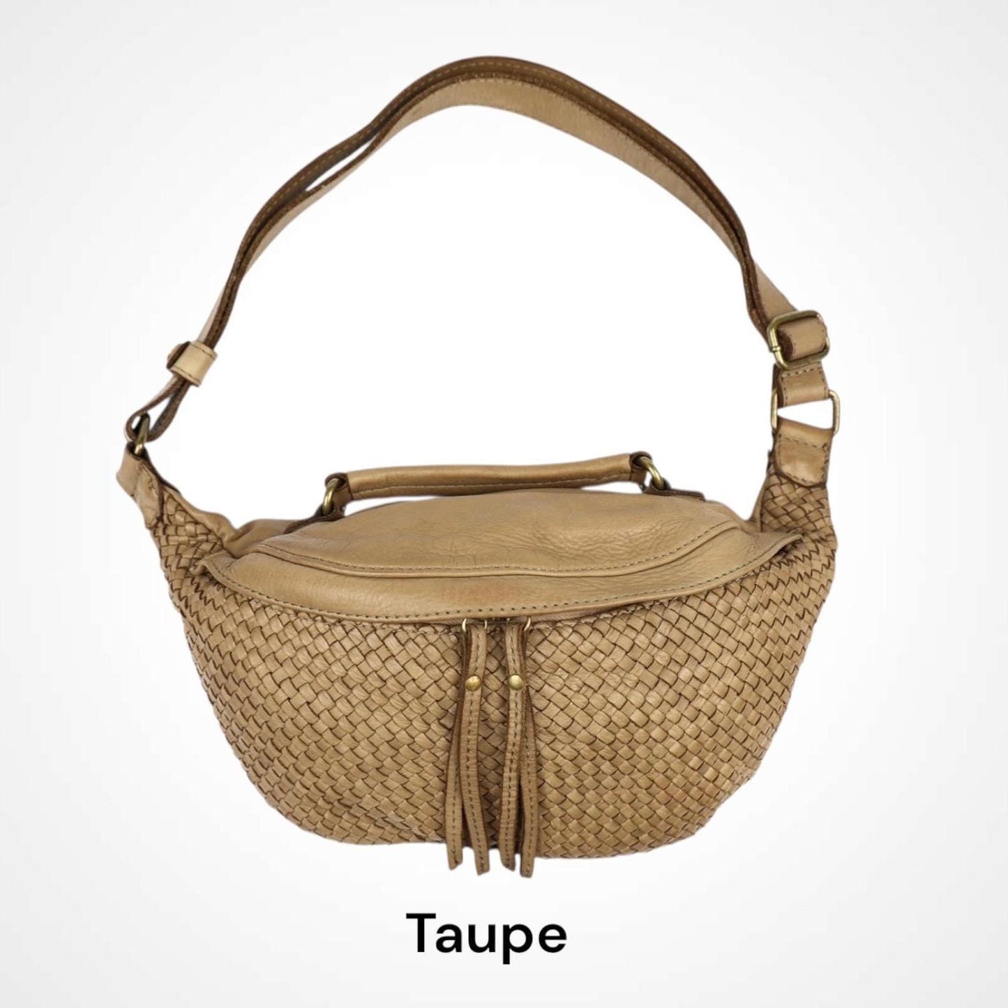 Damen Bauchtasche Leder – Crossbody Tasche Italienisches Kalbsleder
