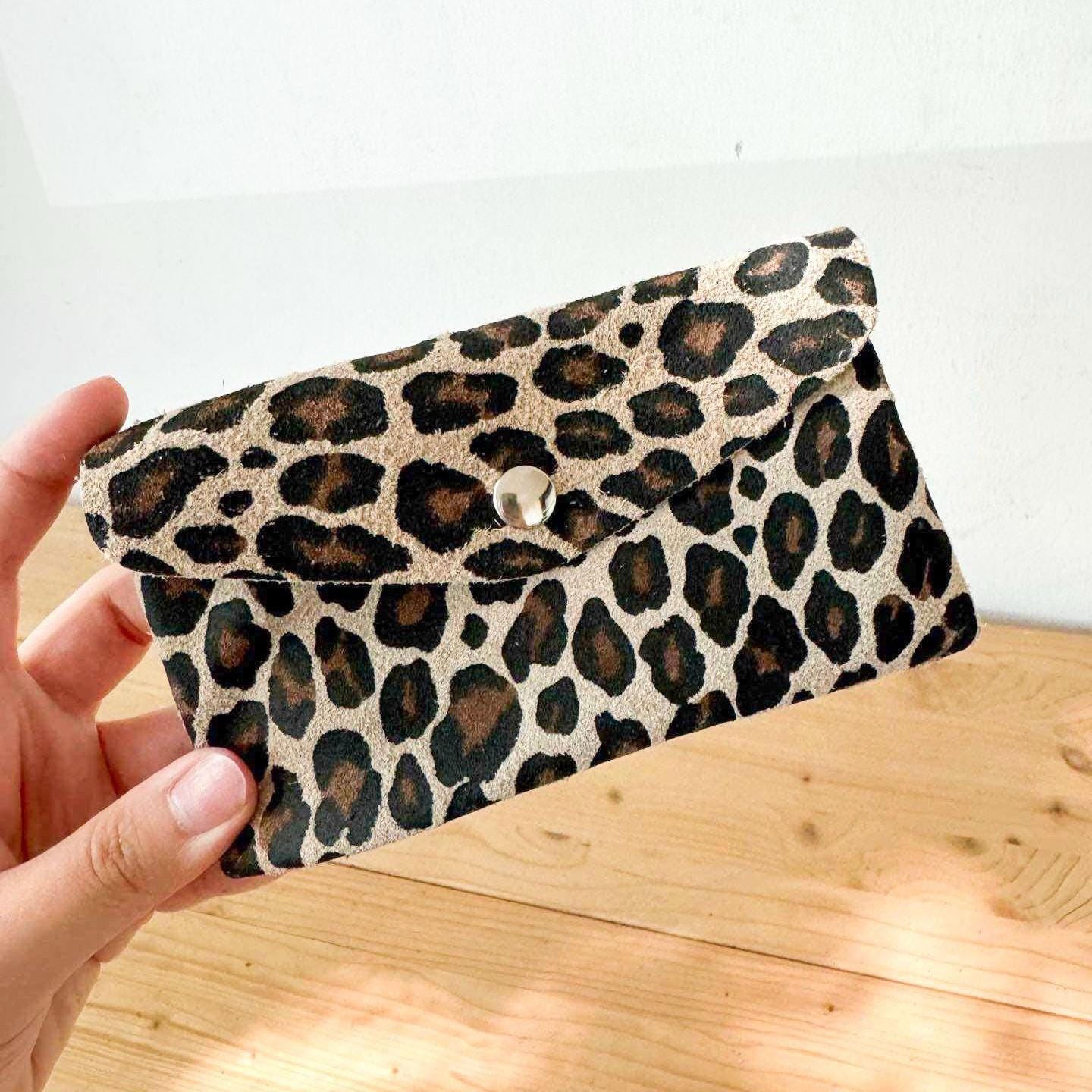 Damen Leder Geldbörse Mini – Wildleder Portemonnaie klein & groß
