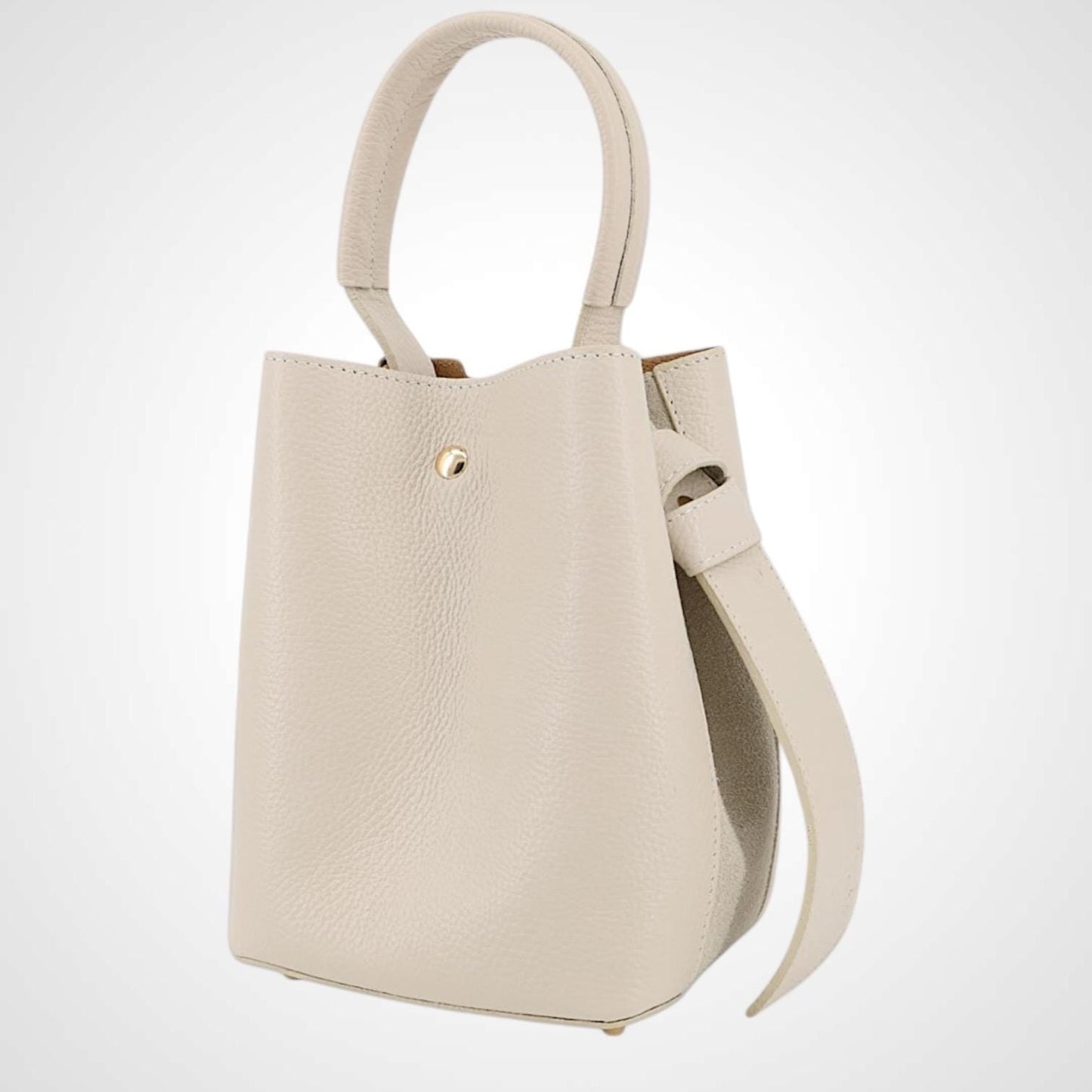 Damen Leder Beuteltasche – Bucket Bag Mini & Crossbody Echtleder