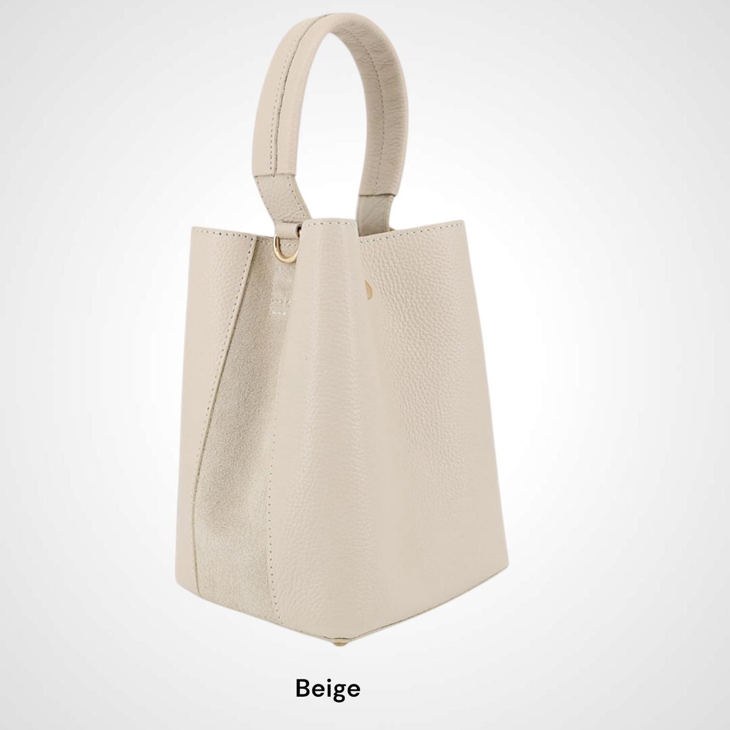 Damen Leder Beuteltasche – Bucket Bag Mini & Crossbody Echtleder